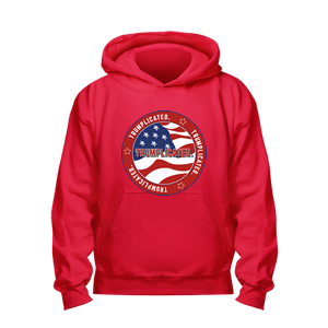 Red Hoodie with logo