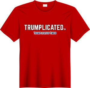 Red T-Shirt with Trumplicated logo